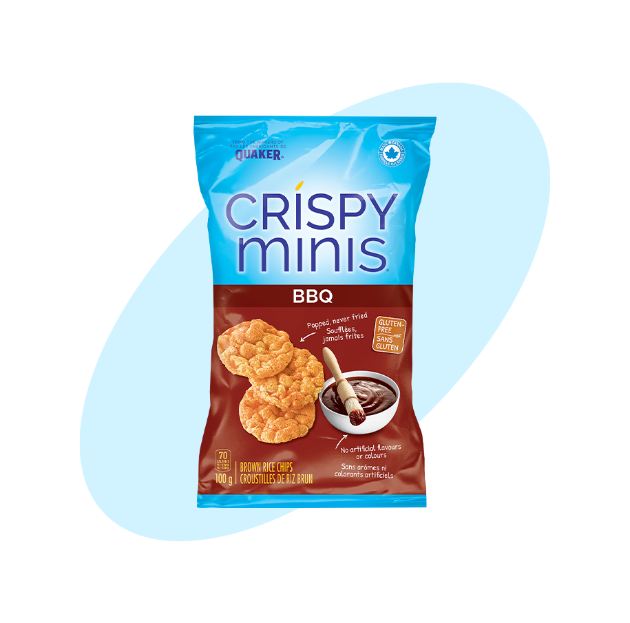 Quaker Crispy Minis BBQ Flavour Brown Rice Chips